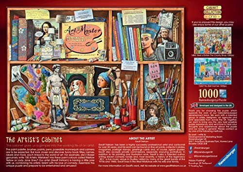 2D-palapeli 1000 Pieces Taiteilijan vaatekaappi hinta ja tiedot | Palapelit | hobbyhall.fi