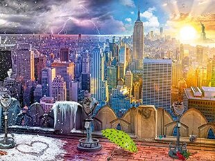 Puzzle 1500 New Yorkista kesällä ja talvella hinta ja tiedot | Palapelit | hobbyhall.fi