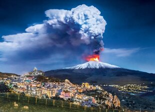 1000 osaa Korkealaatuinen Etna hinta ja tiedot | Palapelit | hobbyhall.fi