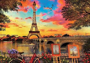 Puzzle 3000 Sunset Pariisissa hinta ja tiedot | Educa Lapset | hobbyhall.fi
