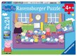 Puzzle 2x24elements Peppa Possu ja koko luokka hinta ja tiedot | Palapelit | hobbyhall.fi