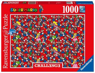 Palapeli 1000 kpl Challange, Super Mario Bros hinta ja tiedot | Palapelit | hobbyhall.fi