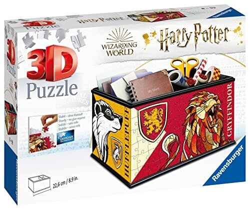 Ravensburger 11258 3D -palapeli Harry Potterin aarre laatikko, monivärinen hinta ja tiedot | Palapelit | hobbyhall.fi