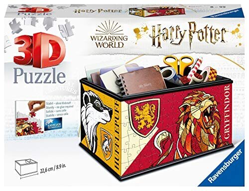 Ravensburger 11258 3D -palapeli Harry Potterin aarre laatikko, monivärinen hinta ja tiedot | Palapelit | hobbyhall.fi