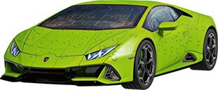 3D Puzzle Ajoneuvot Lamborghini Huracan Evo Verde hinta ja tiedot | Palapelit | hobbyhall.fi