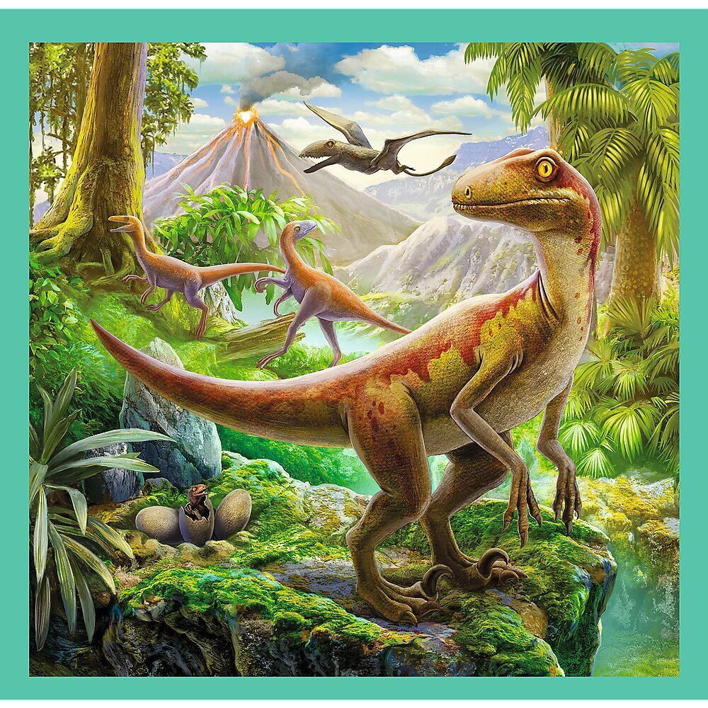 Puzzle 3in1 - Dinosaurusten epätavallinen maailma hinta ja tiedot | Palapelit | hobbyhall.fi