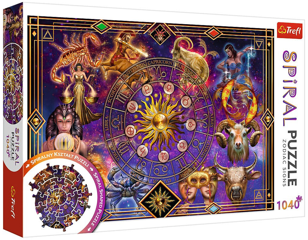 Puzzle Spiral Zodiac Signs hinta ja tiedot | Palapelit | hobbyhall.fi