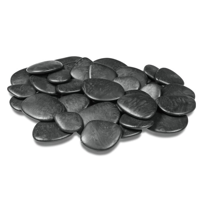 PEBBLES L black, surface covered 50 X 25 cm. hinta ja tiedot | Kuorikatteet ja koristekivet | hobbyhall.fi