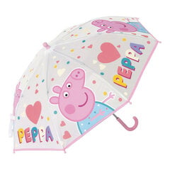 Peppa Pig (Pipsa Possu) vaaleanpunaisen värinen sateenvarjo (Ø 80 cm) hinta ja tiedot | The Paw Patrol Muoti | hobbyhall.fi