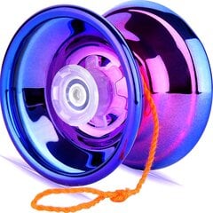 Metallinen ammattilaistason Yo-yo jo-jo, violetti, yoyo jojo hinta ja tiedot | FantasyHome Lapset | hobbyhall.fi