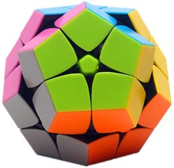 Älypeli Rubikin kuutio Megaminx 2x2, ilman tarroja hinta ja tiedot | Lautapelit ja älypelit | hobbyhall.fi