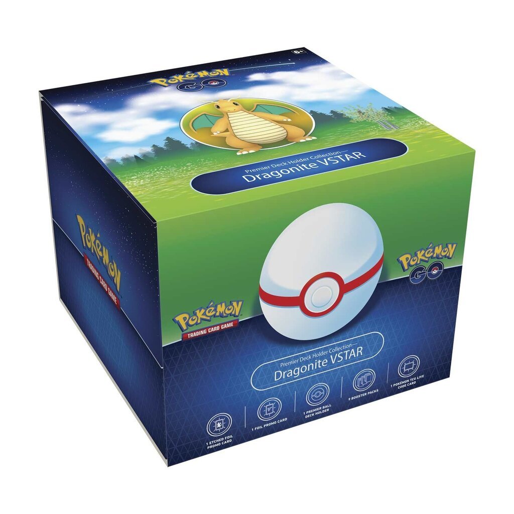 Karty Pokemon Go Premier Deck Holder Collection - Dragonite vStar hinta ja tiedot | Lautapelit ja älypelit | hobbyhall.fi