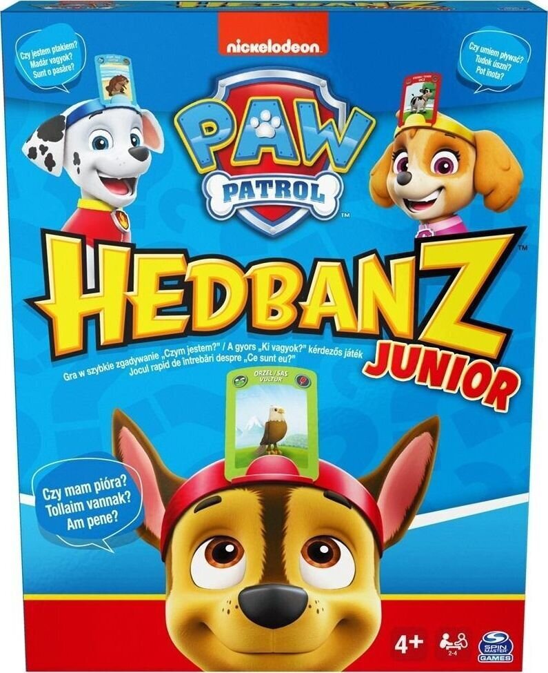 Peli HedBanz Junior Paw Patrol (Ryhmä Hau) hinta ja tiedot | Lautapelit ja älypelit | hobbyhall.fi