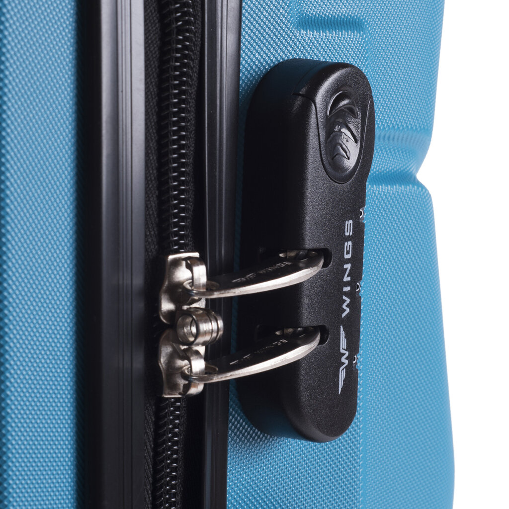 Keskikokoinen matkalaukku Wings Peacock M, tummanharmaa hinta ja tiedot | Matkalaukut ja matkakassit | hobbyhall.fi