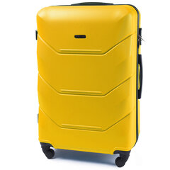 Keskikokoinen matkalaukku Wings Peacock M, keltainen hinta ja tiedot | Matkalaukut ja matkakassit | hobbyhall.fi