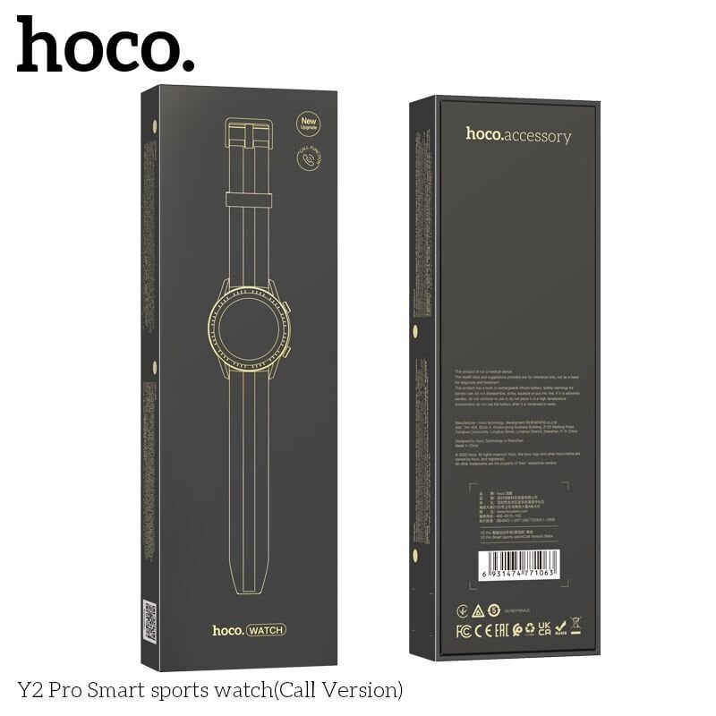 HOCO Y2 Pro hinta ja tiedot | Älykellot | hobbyhall.fi