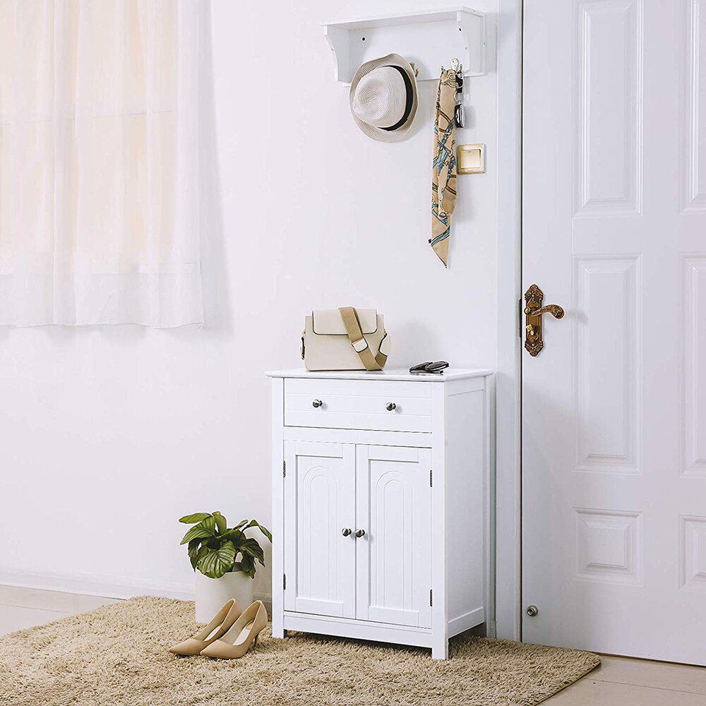 Kylpyhuonekaapin alakaappi Selsey Wlens, 60x80cm, valkoinen hinta ja tiedot | Kylpyhuonekaapit | hobbyhall.fi