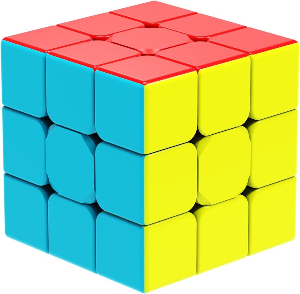 Älypeli Rubikin kuutio 3x3, ei tarroja hinta ja tiedot | Lautapelit ja älypelit | hobbyhall.fi