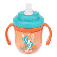 Baboo muki silikoninokalla, 200 ml, merenelävät, oranssi, 6 kk+ hinta ja tiedot | Baboo Lapset | hobbyhall.fi