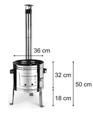 Ulkouuni liesi varten pata, 12L hinta ja tiedot | Ei ole määritelty Vapaa-aika | hobbyhall.fi