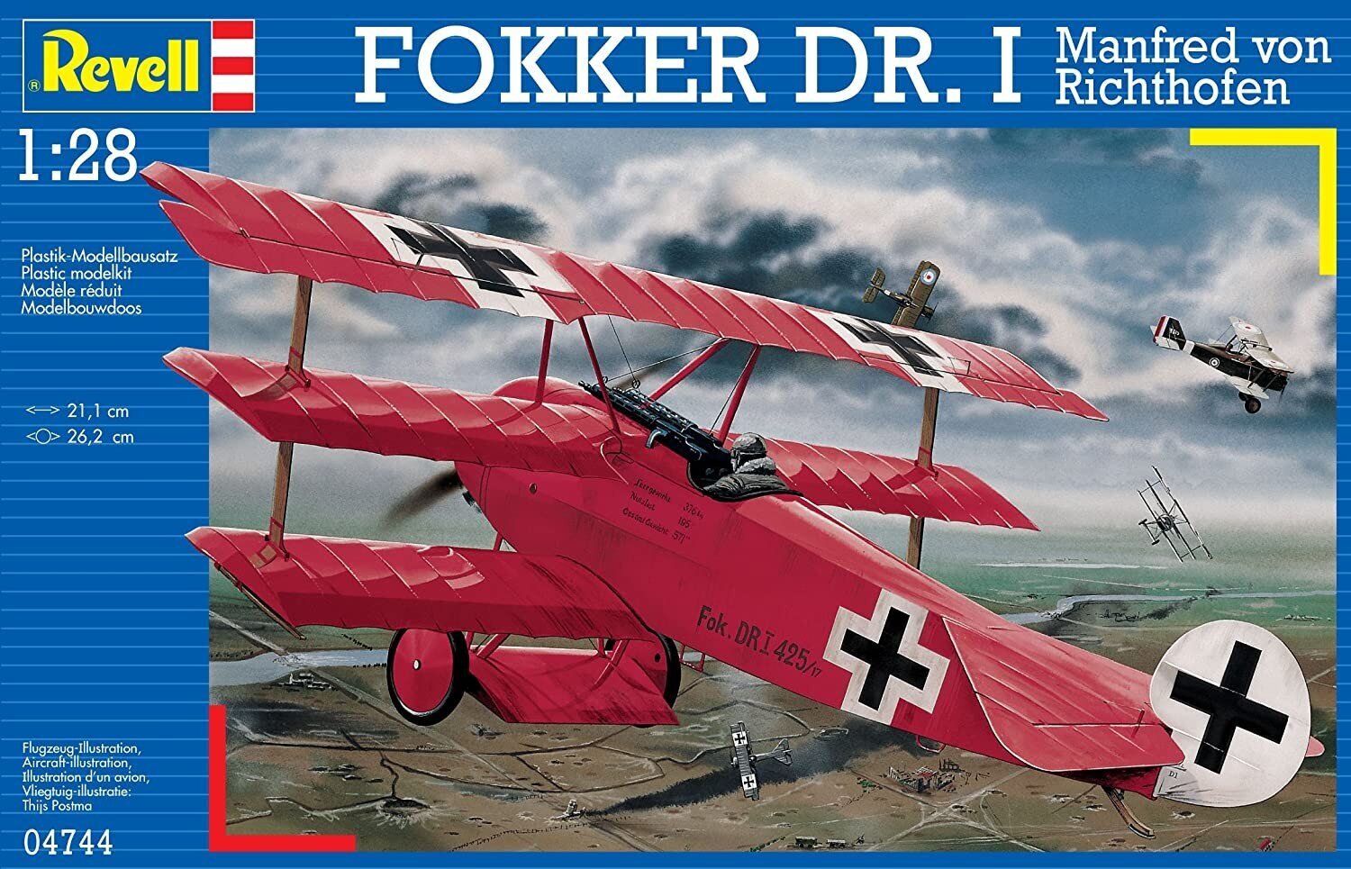 Pienoismalli Fokker Dr.I Richthofen Color hinta ja tiedot | Pienoismallit | hobbyhall.fi