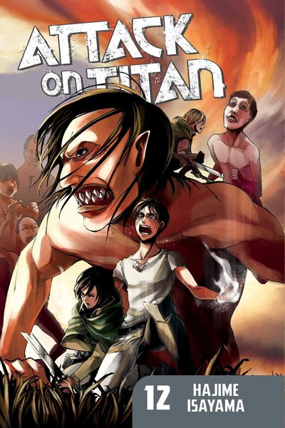 Sarjakuva Manga Attack on Titan Vol 12