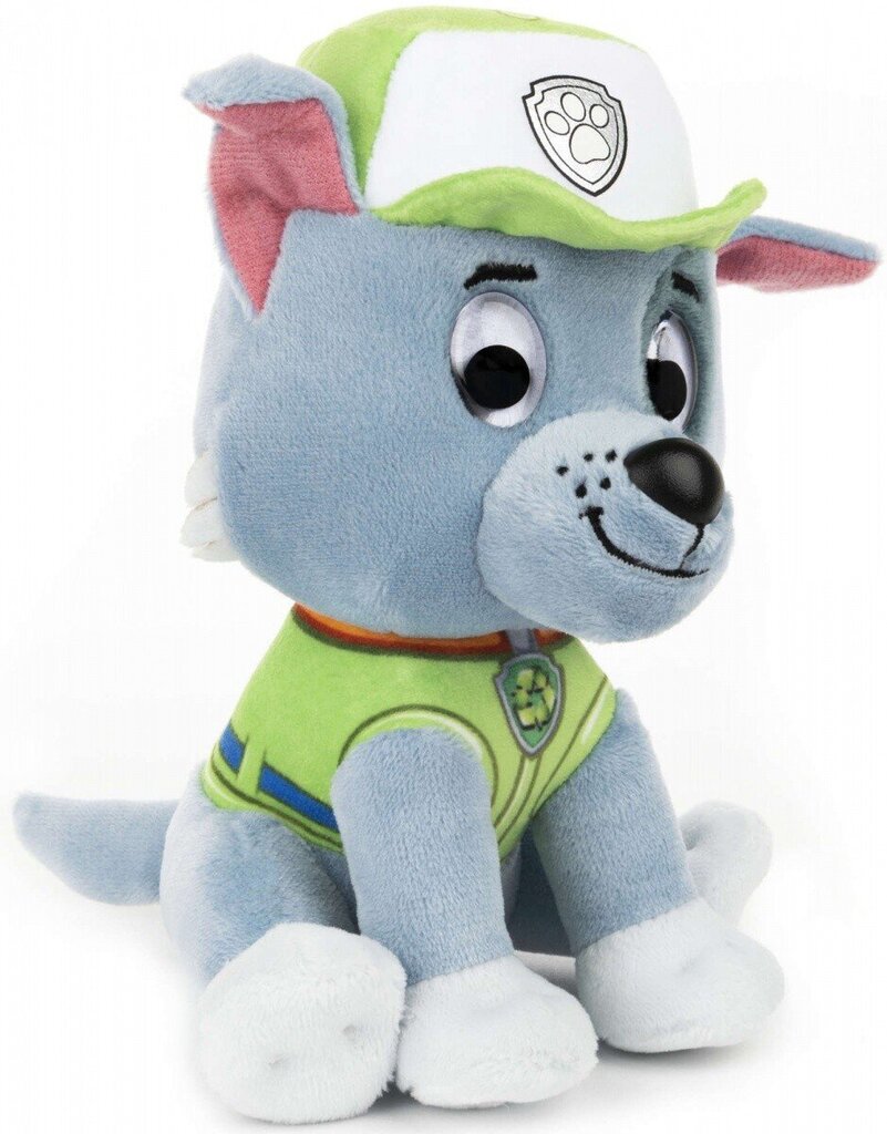 Paw Patrol (Ryhmä Hau) maskotti pehmo 15cm Rocky hinta ja tiedot | Pehmolelut | hobbyhall.fi