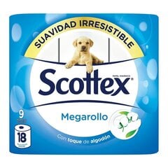 WC-paperi Rullide Scottex (9 kpl) hinta ja tiedot | Scottex Koti ja keittiö | hobbyhall.fi