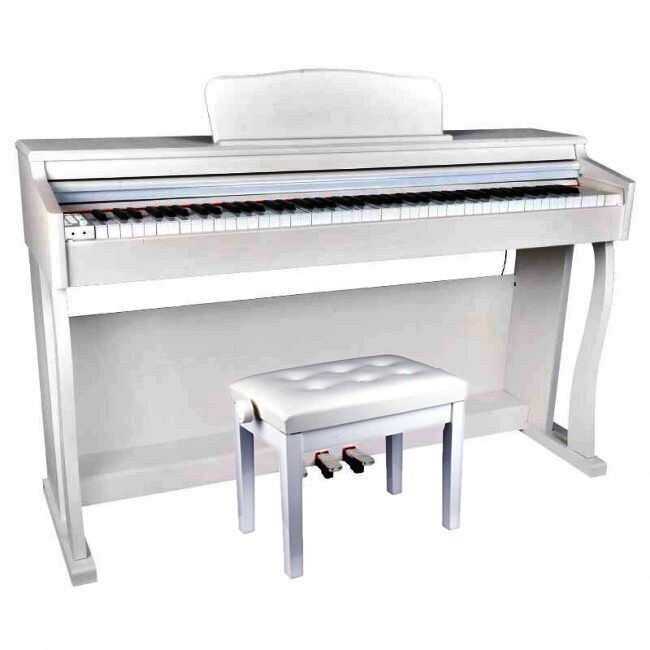 MAXSETBL-88 digitaalinen piano, valkoinen hinta ja tiedot | Kosketinsoittimet | hobbyhall.fi