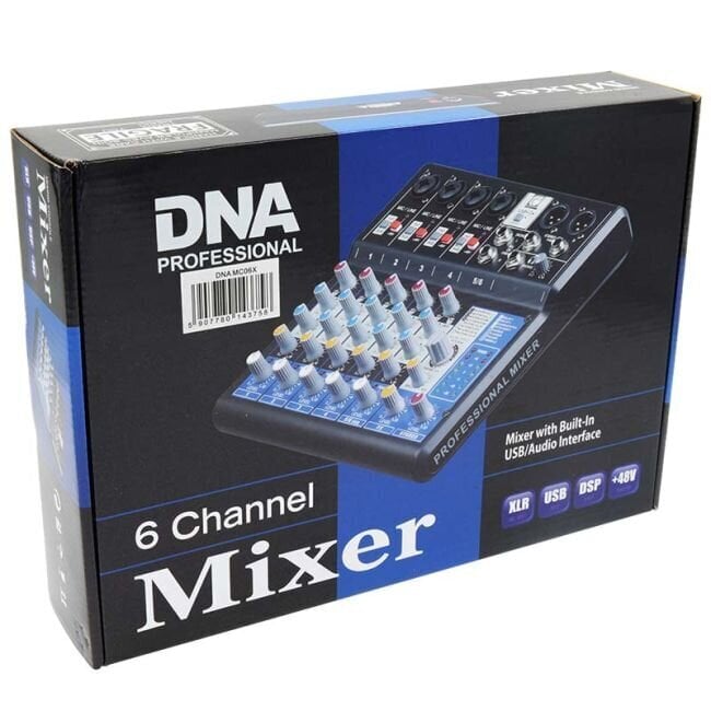 DNA MC06X -analoginen äänimikseri hinta ja tiedot | DJ-laitteet | hobbyhall.fi