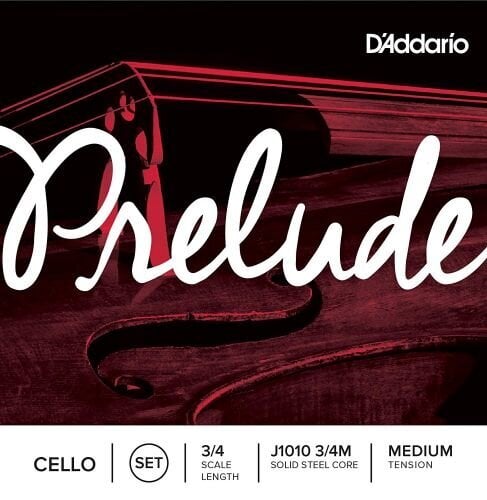 Kielet sellolle D'Addario Prelude J1010 3/4M hinta ja tiedot | Soittimien lisätarvikkeet | hobbyhall.fi