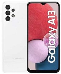 Samsung Galaxy A13 4G 3/32GB White SM-A135FZWUEUB hinta ja tiedot | Matkapuhelimet | hobbyhall.fi