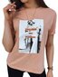 Naisten vaaleanpunainen Dream T-paita L hinta ja tiedot | Naisten T-paidat | hobbyhall.fi