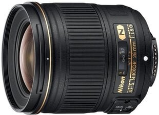 Objektiivi Nikon AF-S NIKKOR 28mm f/1.8G hinta ja tiedot | Objektiivit | hobbyhall.fi