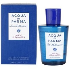 Suihkugeeli Acqua Di Parma Blu Mediterraneo Mirto Di Panarea unisex, 200 ml hinta ja tiedot | Naisten ihonhoito | hobbyhall.fi
