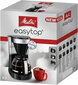 Melitta Easy Top II 1023-04 1050 W Mustan värinen sähkökäyttöinen kahvinkeitin hinta ja tiedot | Kahvinkeittimet ja kahvikoneet | hobbyhall.fi