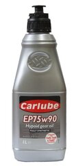 Synteettinen vaihteistoöljy manuaalivaihteistolle Carlube EP75W / 90, 1 L hinta ja tiedot | Moottoriöljyt | hobbyhall.fi