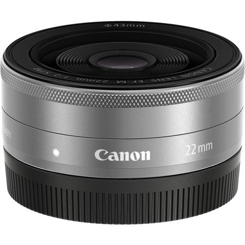 Canon EF-M 22mm f/2 STM hopea (valkoinen runko) hinta ja tiedot | Objektiivit | hobbyhall.fi