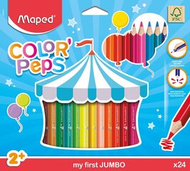 Värikynät ColorPeps My First Jumbo, 24 kpl hinta ja tiedot | Maped Koulutarvikkeet | hobbyhall.fi