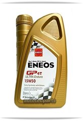 Moottoriöljy ENEOS GP4T Ultra Enduro 15w50 täyssynteettisillä estereillä, 1 Ltr hinta ja tiedot | Moottoriöljyt moottoripyörille | hobbyhall.fi