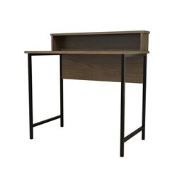 Työpöytä Kalune Design Uso, ruskea/musta hinta ja tiedot | Tietokonepöydät ja työpöydät | hobbyhall.fi