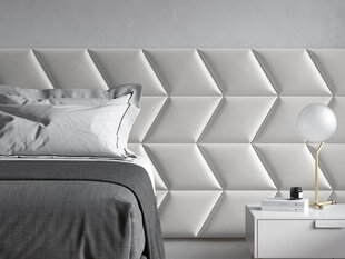 Cosmopolitan Design Makira L2 -pehmeät seinäpaneelit, 3 kpl, valkoinen hinta ja tiedot | Pehmeät seinäpaneelit | hobbyhall.fi