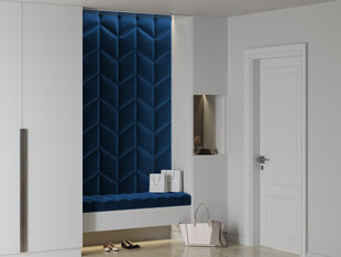 Kooko Home Attyla R6 -pehmeät seinäpaneelit, 3 kpl, sininen hinta ja tiedot | Pehmeät seinäpaneelit | hobbyhall.fi