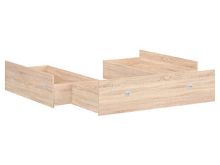 3-laatikon setti sänkyyn BRW Nepo Plus 160 3S, tammi hinta ja tiedot | Vuodevaatelaatikot | hobbyhall.fi