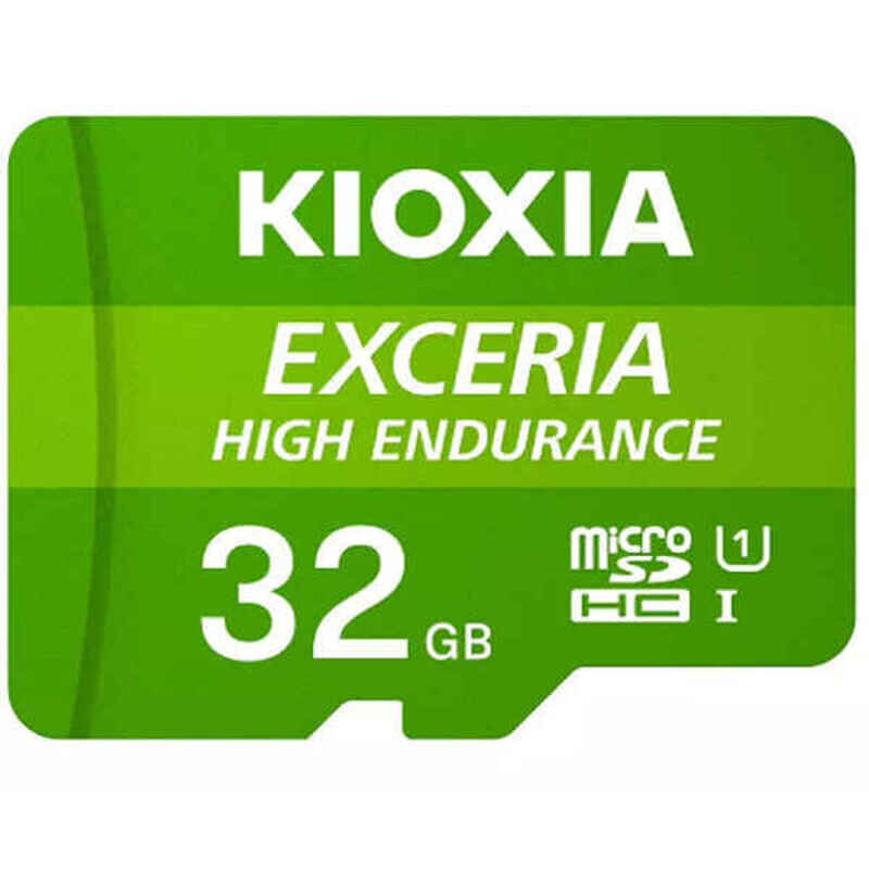 MicroSD Muistikortti adapterilla Kioxia Exceria High Endurance Class 10 UHS-I U3 vihreä hinta ja tiedot | Kameran muistikortit | hobbyhall.fi