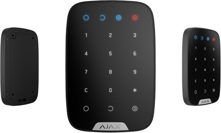 Langaton AJAX KeyPad Plus -näppäimistö, musta hinta ja tiedot | Turvajärjestelmien ohjaimet | hobbyhall.fi