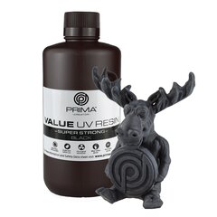 PrimaCreator Super Strong UV-hartsi, 1000ml, musta hinta ja tiedot | Tulostustarvikkeet | hobbyhall.fi