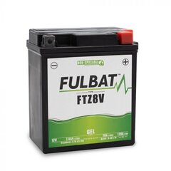 Akku Fulbat GTZ8V, 7 Ah 120 A EN 12V hinta ja tiedot | Moottoripyörien akut | hobbyhall.fi