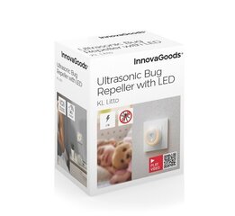 Ultraääni hyönteiskarkotin LED-valolla KL Litto InnovaGoods hinta ja tiedot | Hyttyskarkottimet ja -ansat | hobbyhall.fi