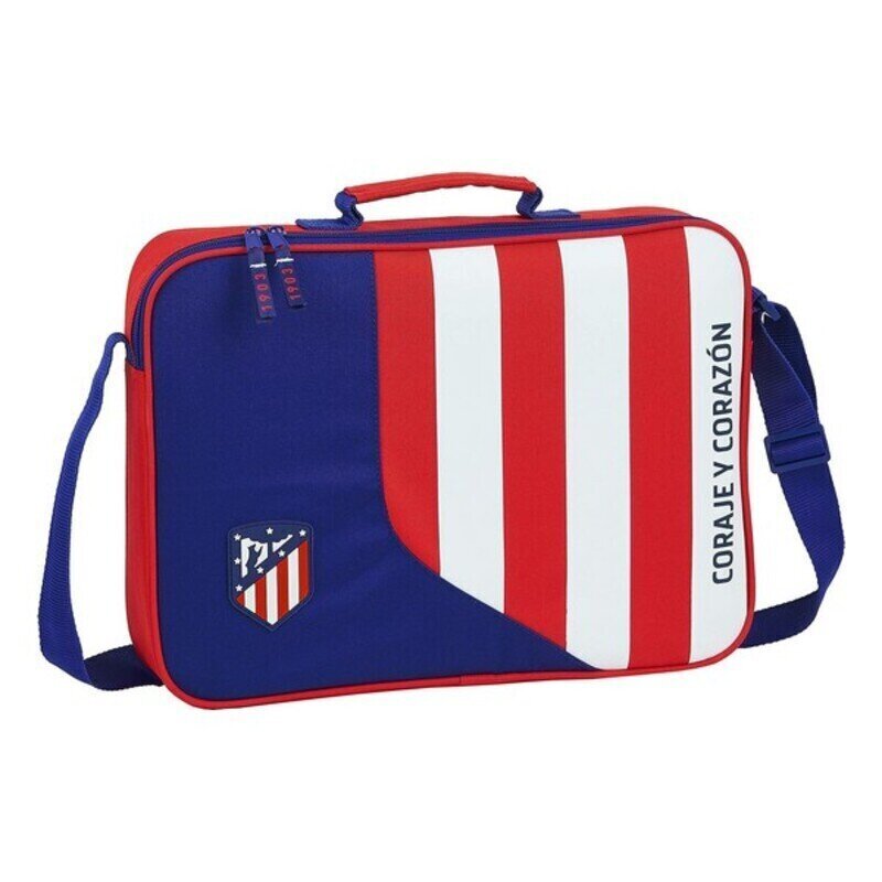 Tietokonelaukku Atlético Madrid Neptuno sininen punainen valkoinen (38 x 28 x 6 cm) hinta ja tiedot | Koulureput ja -laukut | hobbyhall.fi